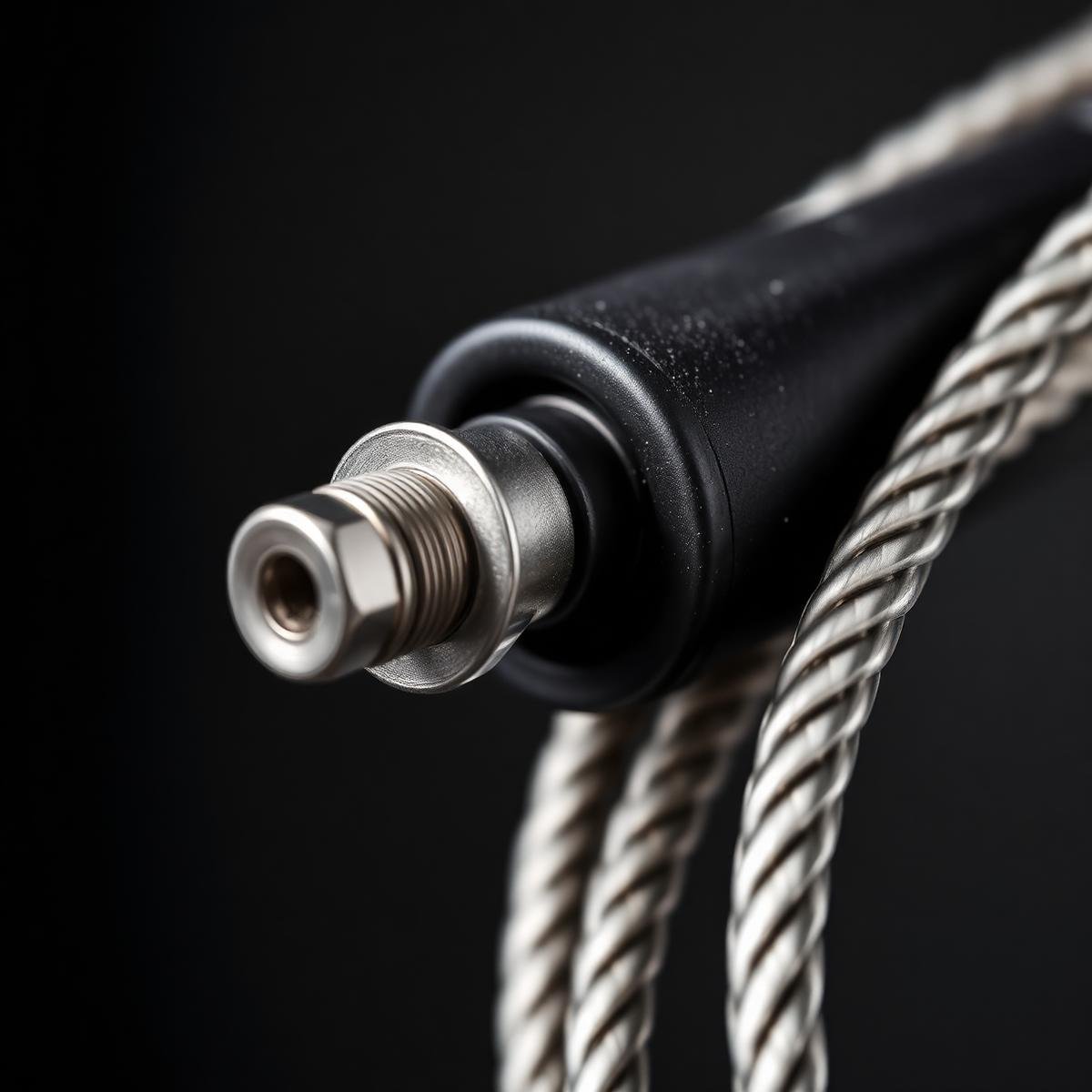 Anatomy of an invisible grill cable — 316 stainless steel with nylon coating